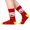 WeciBor Men's Funny Crazy Cotton Dress Socks 12 Pack Novelty