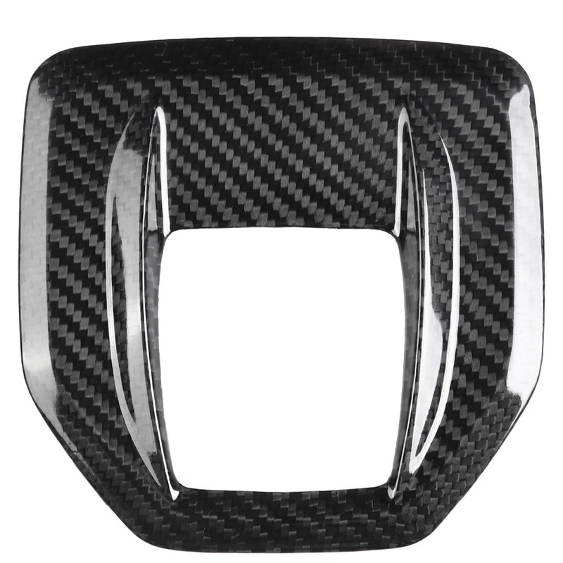 Carbon Fiber Center Console Gear Shift Panel Cover Trim for