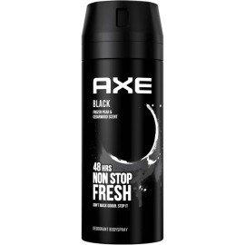 AXE Black 48-Hour Fresh Deodorant Body Spray Fragrance for Men 150ml 1PK