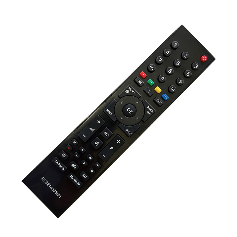Aurabeam Replacement TV Remote Control Compatible with Grundig 32VLE8120BG TV