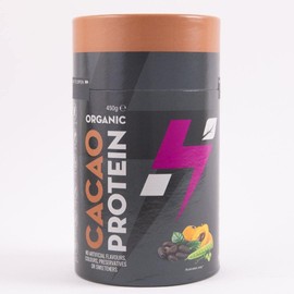 Hylife Nutrition - Organic Protein Powder - Cacao Vegan Protein Powder (450g - 15 Servings) Natural Powdered Ingredients, Dairy Free, Gluten Free, Soy Free