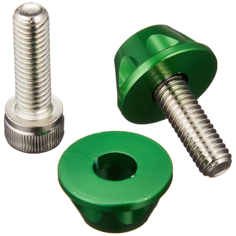 Bike Parts Center 909814 License Bolts, Universal, M6, Set of
