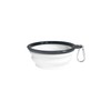 Pet Travel Bowl, Portable Basin for Cats and Dogs White
