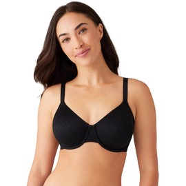 Wacoal Women's Inside Job Underwire Bra, Black, 36DDD