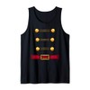 Toy Soldier Nutcracker Uniform Costume Christmas Advent Nut Tank Top