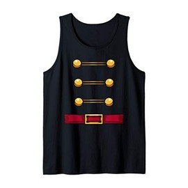 Toy Soldier Nutcracker Uniform Costume Christmas Advent Nut Tank Top