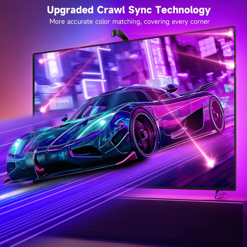 FFJ TV Backlight, 18ft RGB LED Strip Lights that Change