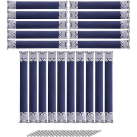 Pack of 20 Flex Frame Kiss Closure, Kiss Closure, Spring Clip, Internal Flex Frames, Purse Frame, Metal, Internal Flex Kiss Closure, Frame, DIY Craft for Bag, Purse, DIY Handbag Hinges