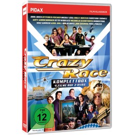 Crazy Race - Komplettbox / Die komplette 4-teilige Spielfilm-Reihe mit absoluter Starbesetzung (Pidax Film-Klassiker)