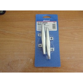 Attwood 4-1/2" Hollow Base Cleat, Part 6244-D3, 1 Pair, Perma Plate Chrome