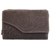 Akzent 3000073 Women's Wallet Real Leather Floral Print 8 x