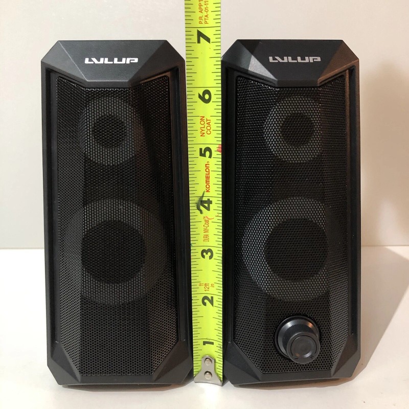 Vivitar LVLUP Light Up Pro Gaming Speakers Multicolor LED, Standard