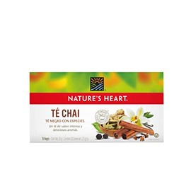 Nature's Heart Té Chai con Especias, 20 sobres