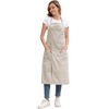 Nanxson Pottery Apron Split Leg Long Artist Painting Apron with