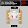 (1 Pack) Lidertik Washing Machine Outlet Box Push to Connect