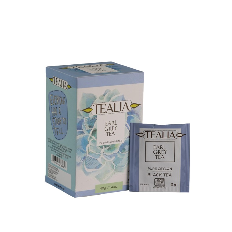 Tealia regular range - Earl Grey Tea 2 g x