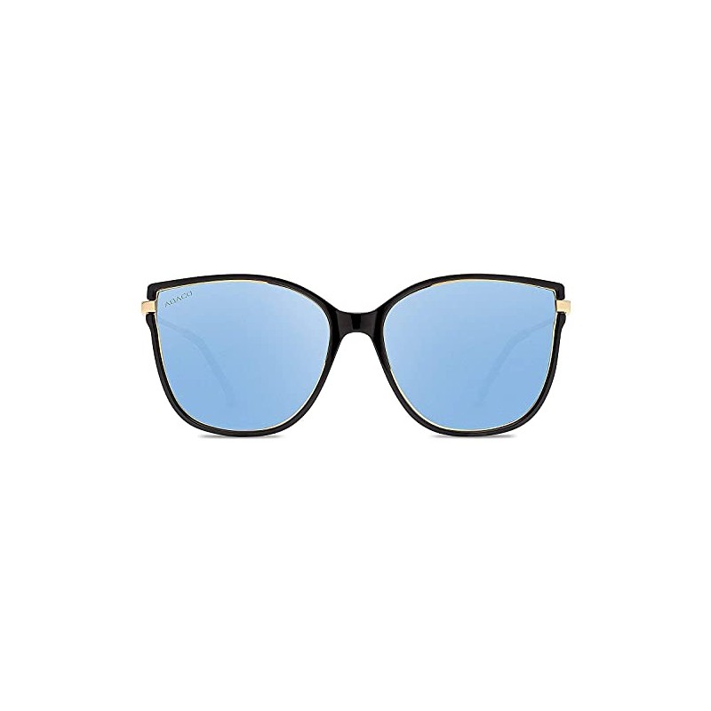 Abaco Ella Polarized Sunglasses - Gloss Black/Caribbean Blue