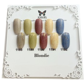NashlyNails ICEGEL Blondie Gel Polish 1188-1192 (1192)