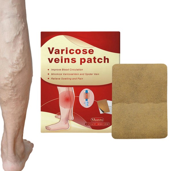 Unbranded 12xVaricose Vein Patch Medical Leg Varicose Veins Plaster Leg