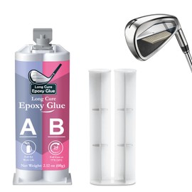 INNOVAYOU Long Cure Golf Club Epoxy 2.11oz, Quick Cure Transparent Durable Golf Epoxy, Golf Shaft Epoxy Used to Repair All Golf Clubs, Golf Heads, Drivers, Putters and Irons