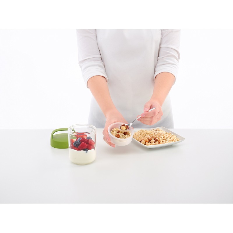 Lekue Jar to Go 2 Piece Travel Jar/Container 14 oz,