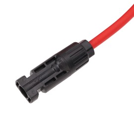 Cable de ExtensióN Solar Conector MC4 de 6 Mm² con Conectores Hembra y Macho para Solar Fotovoltaico (1m)