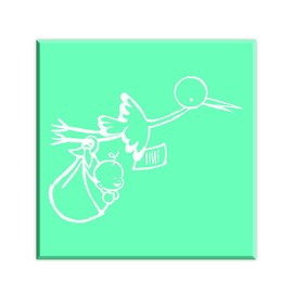 Aladine 01282 Stamp G Cigogne and Baby