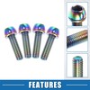 A ABSOPRO Bicycle Stem Screw, Fixed Screw, Handlebar, Stem Bolt,