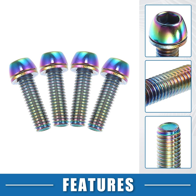 A ABSOPRO Bicycle Stem Screw, Fixed Screw, Handlebar, Stem Bolt,