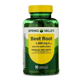 FCQP FCQP Spring Valley Beet Root Supplement, 1000mg, 90 Capsules, Circulation Support (1)