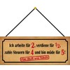 Schatzmix Tin-Plate Sign, Sheet metal, Multicoloured, 27x10 cm