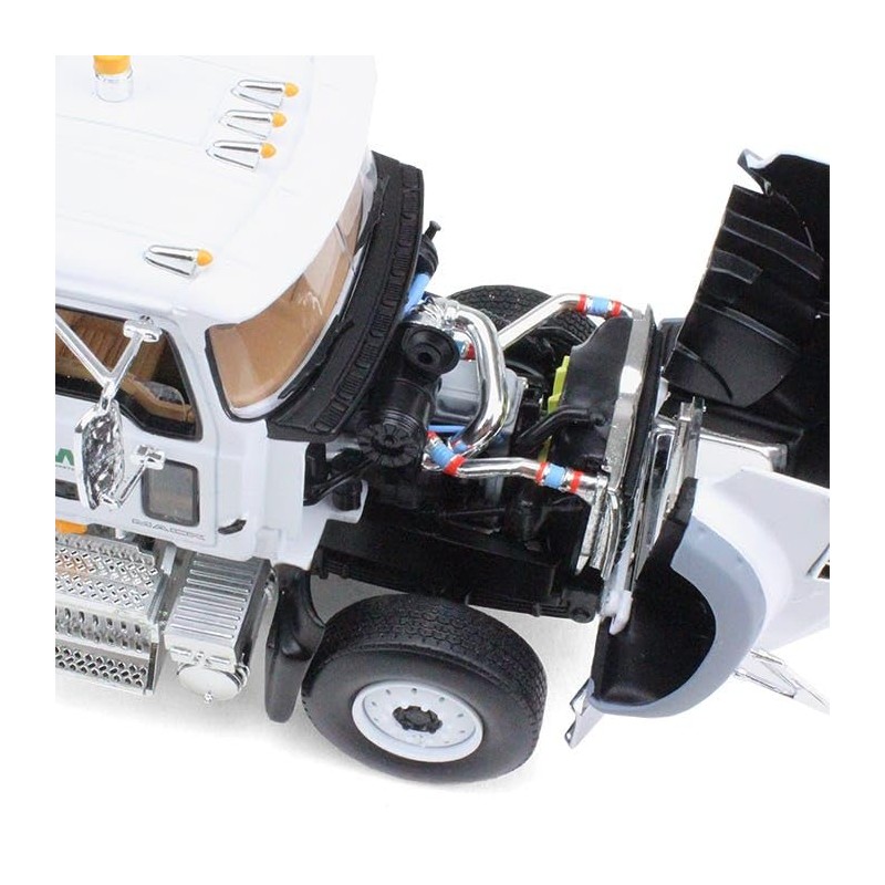 First Gear 1/34 Mack Granite Waste Management Truck with Green