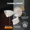 UME 2 Pack 32W 3500 Lumen LED Security Lights Motion