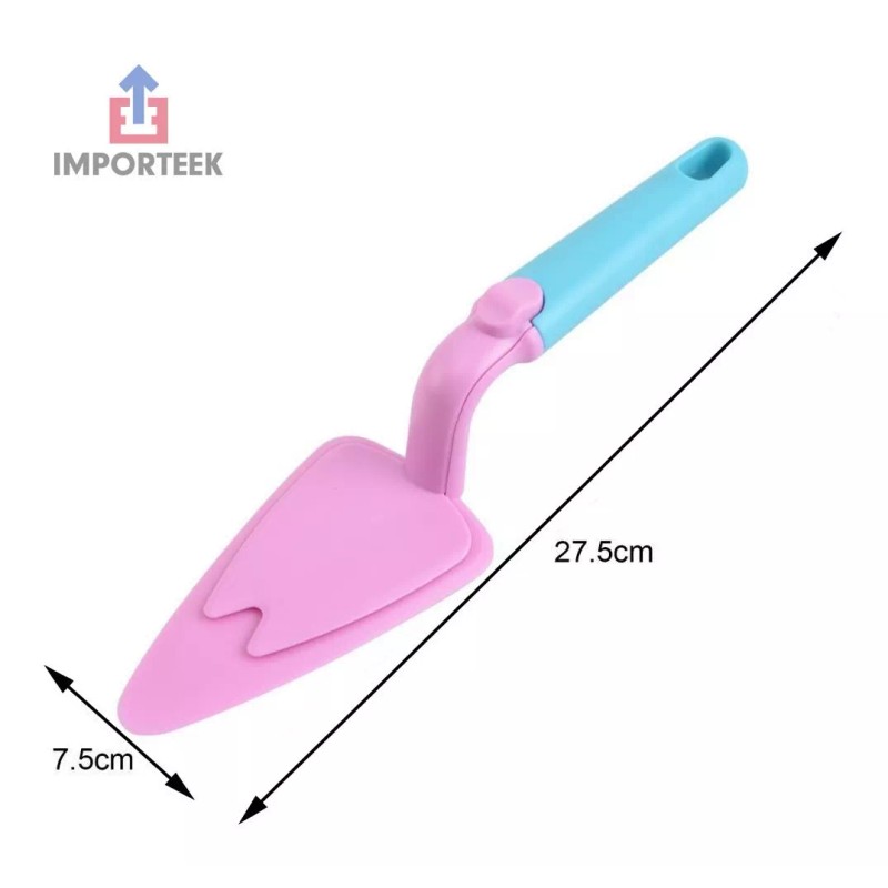 Importeek Cuchillo Rebanador Pastel Reposteria Pan Espatula Cortador