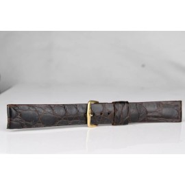 Gruen Vintage Gruen Wristwatch Band NOS 1960's Alligator fits 17mm 18m