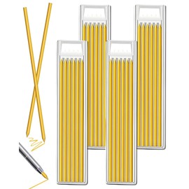 DAFNE Pack of 24 Pencil Leads for Carpenter's Pencil, 2.8 mm Carpenter's Pencil Replacement Leads for Pica Dry Leads, Lead Replacement, Solid Deep Hole Marker Leads Construction for Architect Drawing