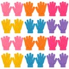 Qkurt 12 Pairs of Children's Gloves, Magic Stretch Gloves, Full