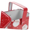 LABRIMP Holiday Decorative Tin Cookie Tins Lids Christmas Treat Magnetic
