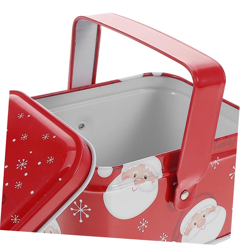 LABRIMP Holiday Decorative Tin Cookie Tins Lids Christmas Treat Magnetic