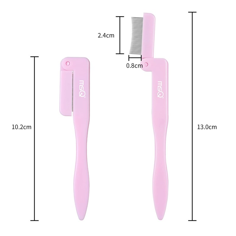 MSQ MSQ Folding Eyelash Comb Separator Eyelash Comb Metal Teeth