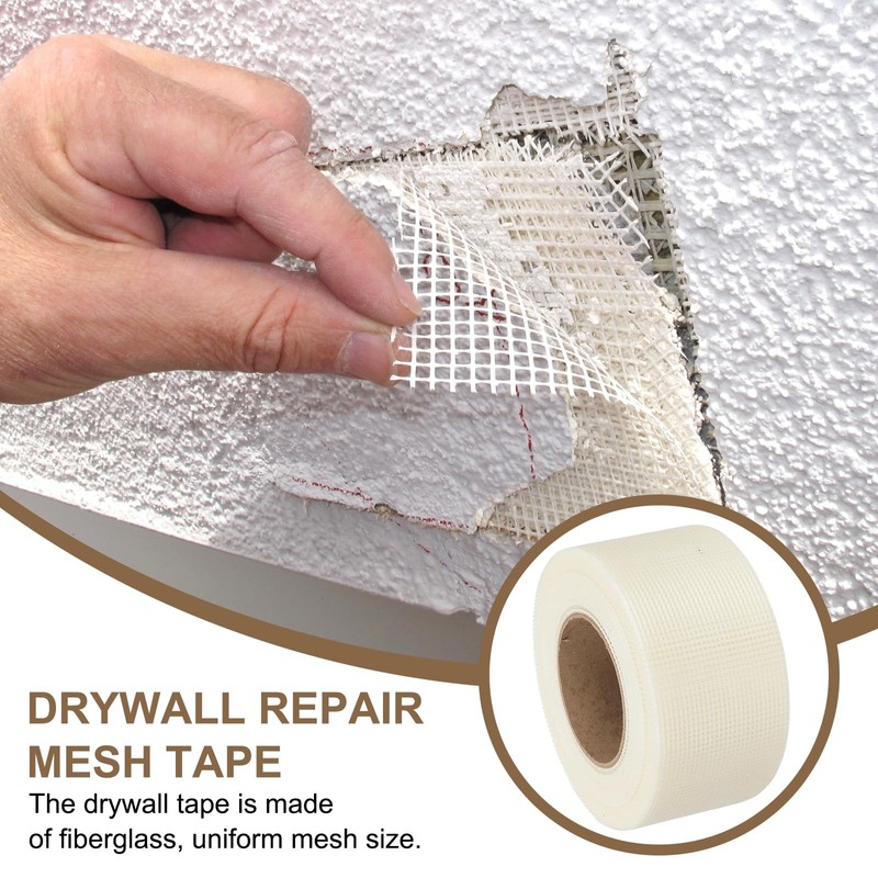 PATIKIL Drywall Repair Mesh Tape 3" x 164 ft Fiberglass