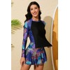 SHEKINI Women's Two-Piece Rash Guard Set Swimsuits with Long Sleeve