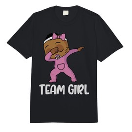 Team Girl Funny Gender Reveal Pink Party Gift for Men Women Comfort Colors Adult Heavyweight T-Shirt