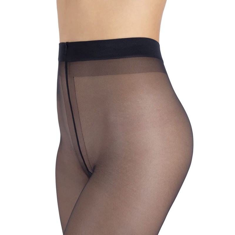 Sarah Borghi Women's Tights 15 Denier Lycra Silk Gusset and