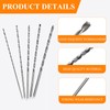 5 PCS Long Wood Drill Bits, Extra Long Drill Bits