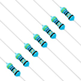 Chanzon 100pcs 1/4W (0.25W) 47 Ω ohm Metal Film Fixed Resistor 0.01 ±1% Tolerance 47R MF Through Hole Resistors Current Limiting Rohs Certificated