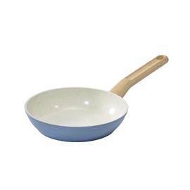 GoodCook Healthy Ceramic Titanium-Infused 8” Fry Pan, Light Blue – Induction Cookware, Nonstick Cooking Pan, Frying Pan Skillet for Eggs, Meats, Vegetables, Sauces, Warming Tortillas