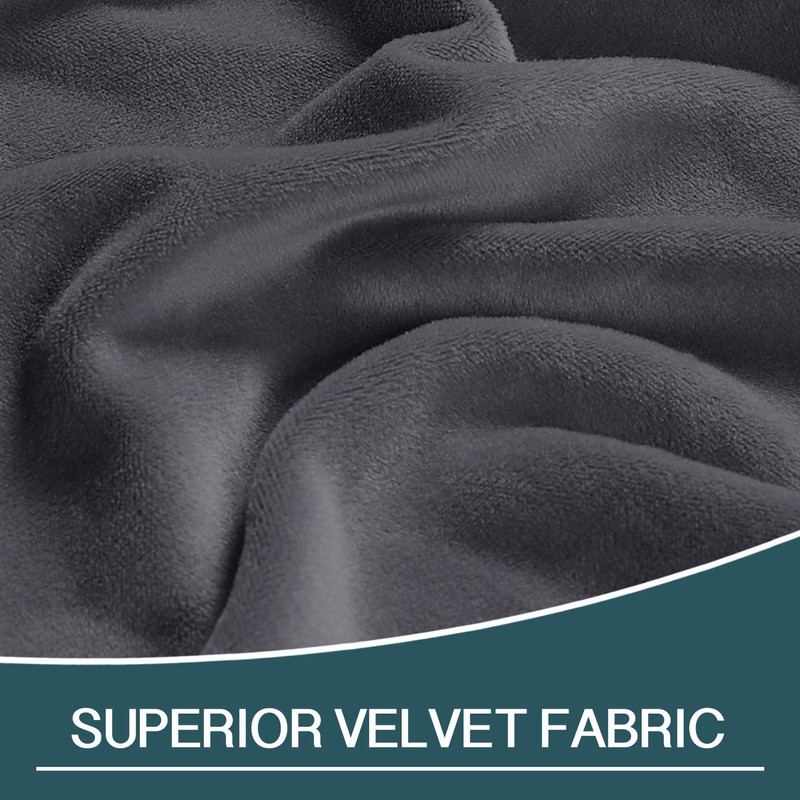 FantasDecor Funda de terciopelo para chaise longue, fundas de lujo