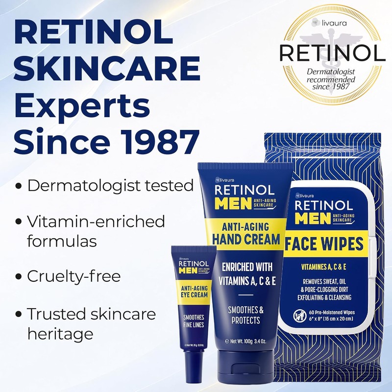Retinol Eye Cream for Men, 0.5 Ounce