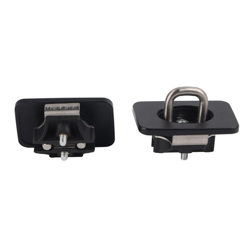 2pcs Stainless Steel Bull Ring Truck Bed Side Tie Down